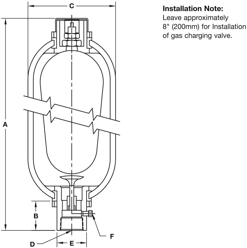 Stauff_Accumulator_3000 PSI_Top Repair_Dwg